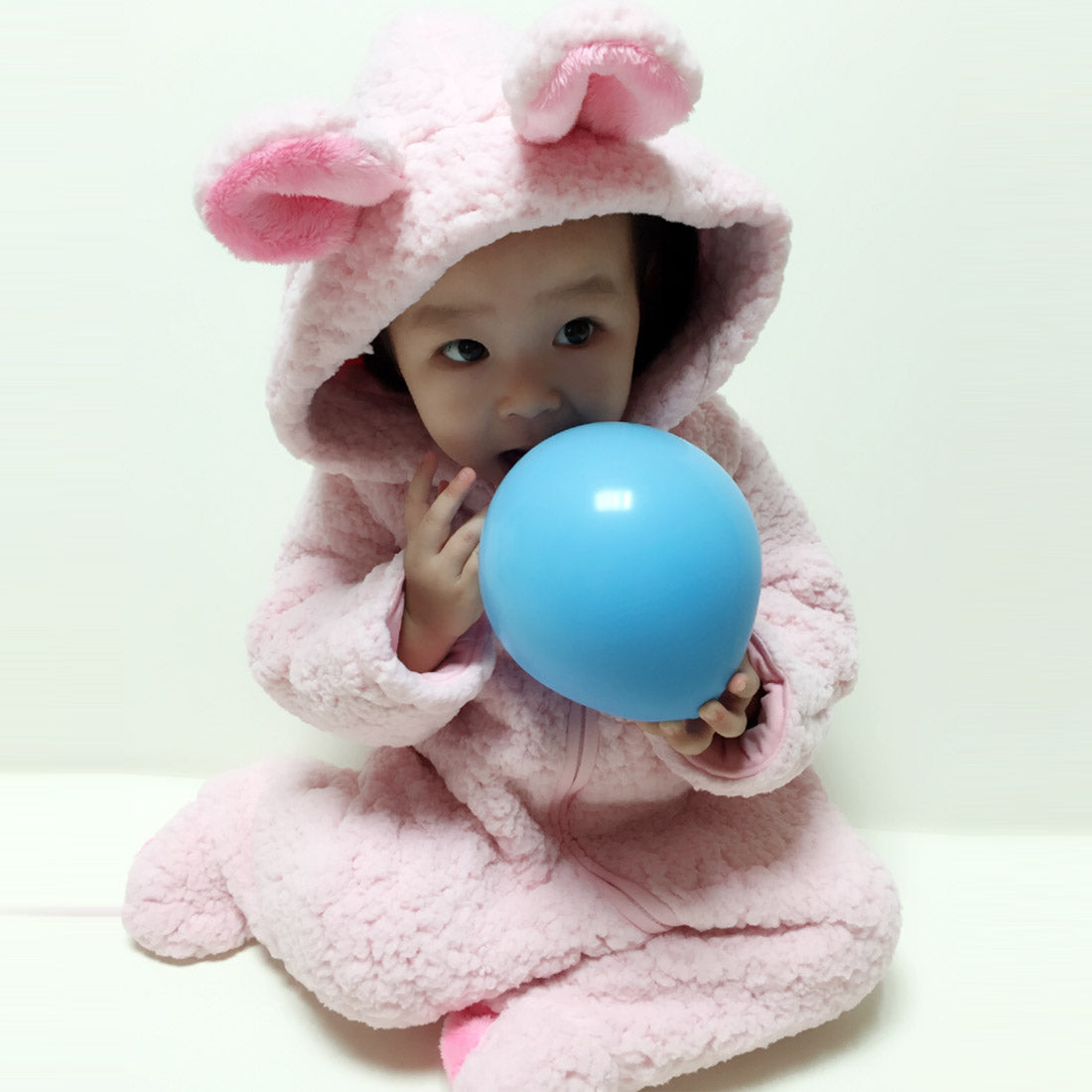 Hipzoo Plush Lamb Romper - Pink