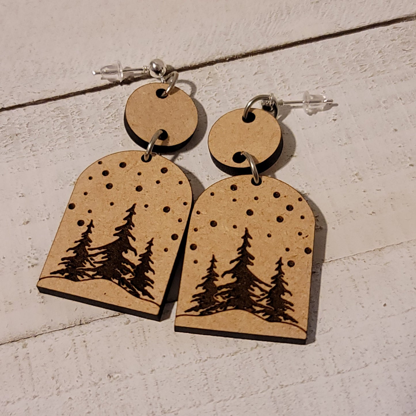 Christmas Tree Dangle Earrings