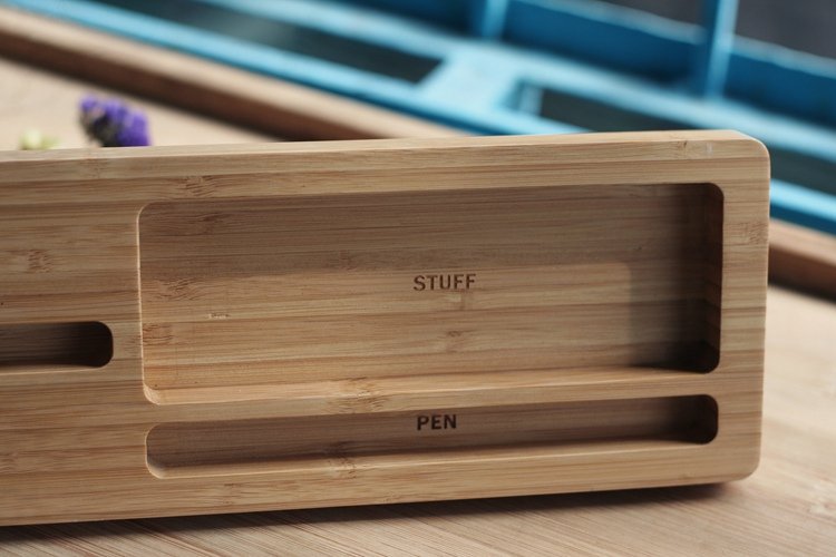 Bamboo Desktop Organizer