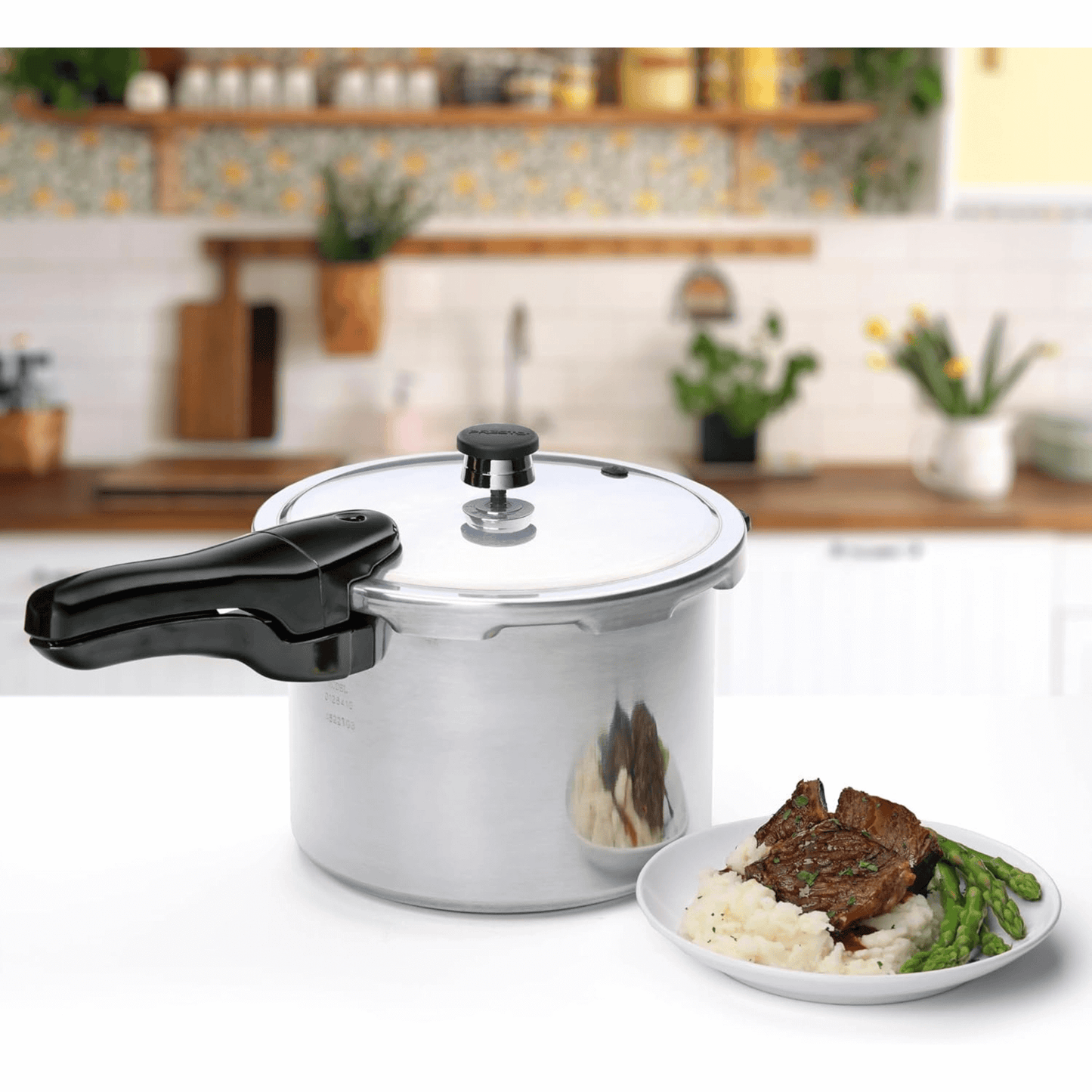 Presto 6-Quart Polished Aluminum Pressure Cooker