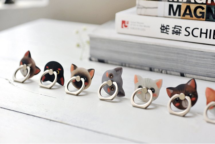 Cute Cat Universal Smart Ring Holder