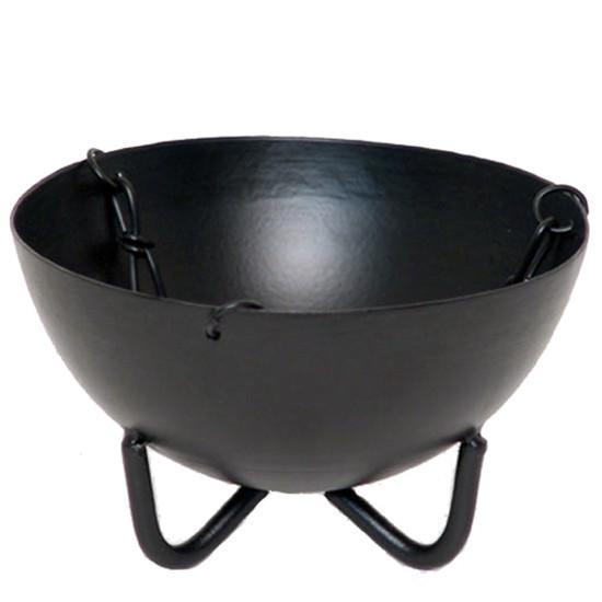 Hanging cauldron for burning smudging herbs and resins - Large