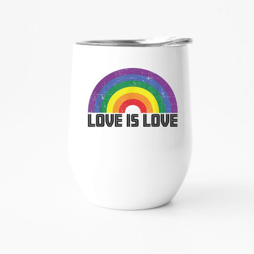 LOVE IS LOVE RAINBOW tumbler