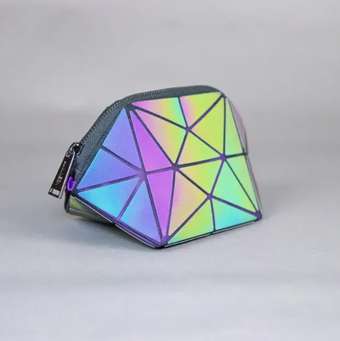 The Lumination Holographic Makeup Bag