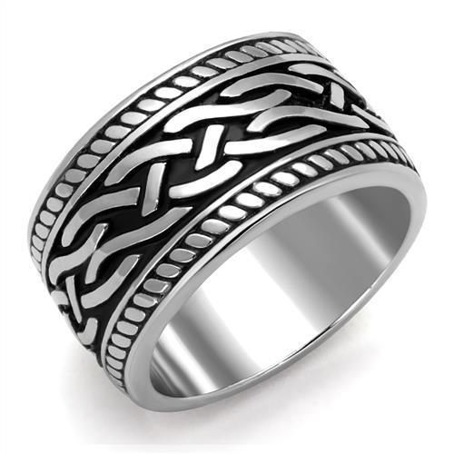 Men Stainless Steel Epoxy Rings TK2239