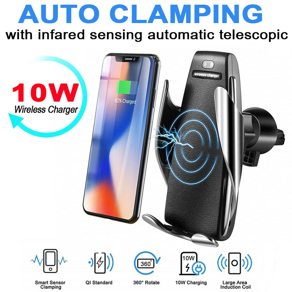 Infrared Sensor Automatic Clamp Wireless Charger