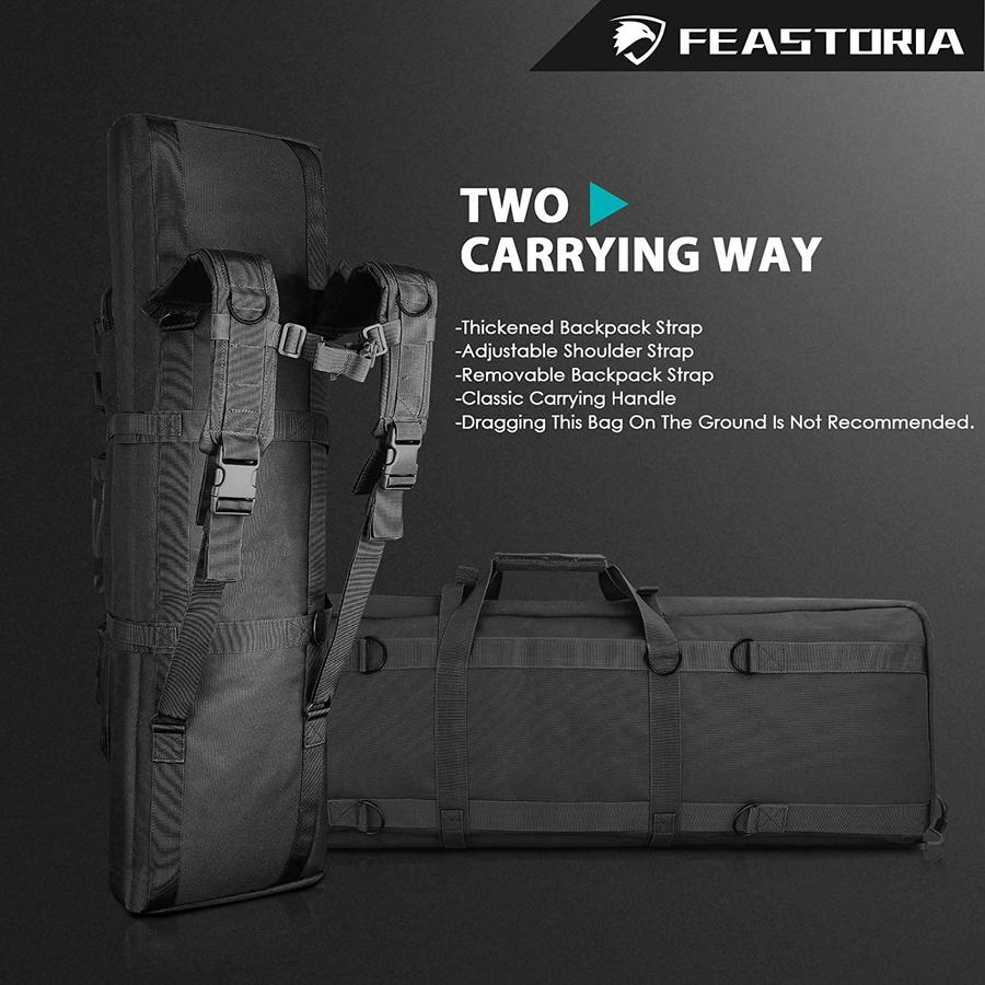 Feastoria Double Long Soft Rifle Case