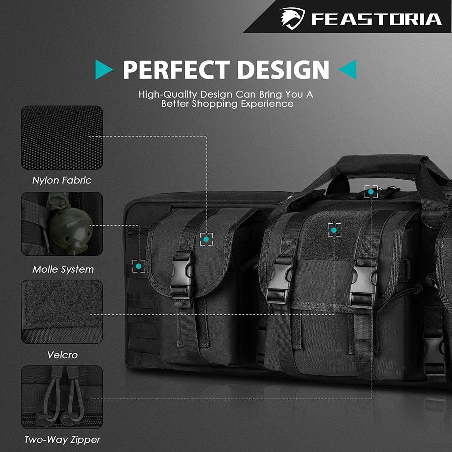 Feastoria Double Long Soft Rifle Case