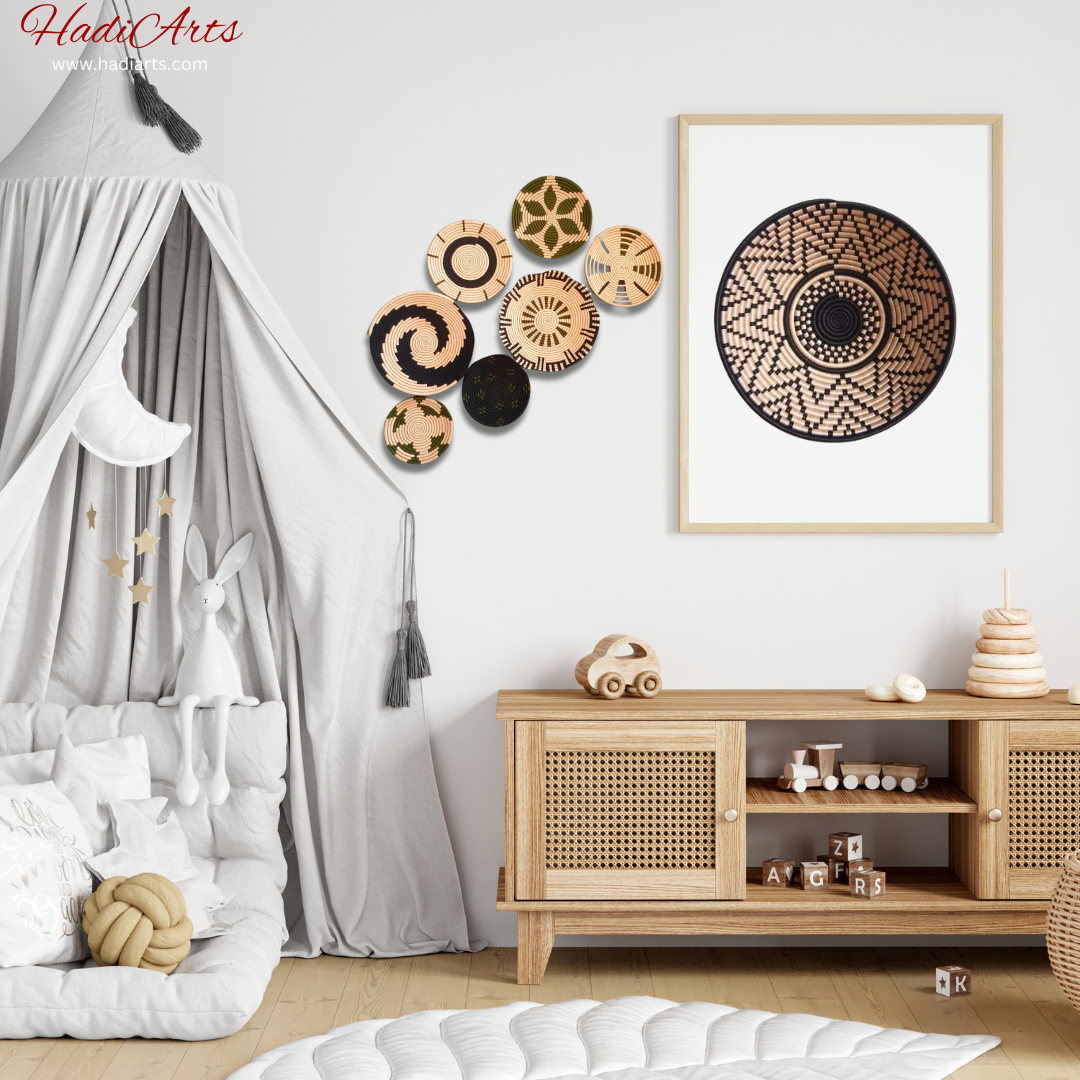 Woven Wall & Tabletop Decor Set Artistic Thread Designs