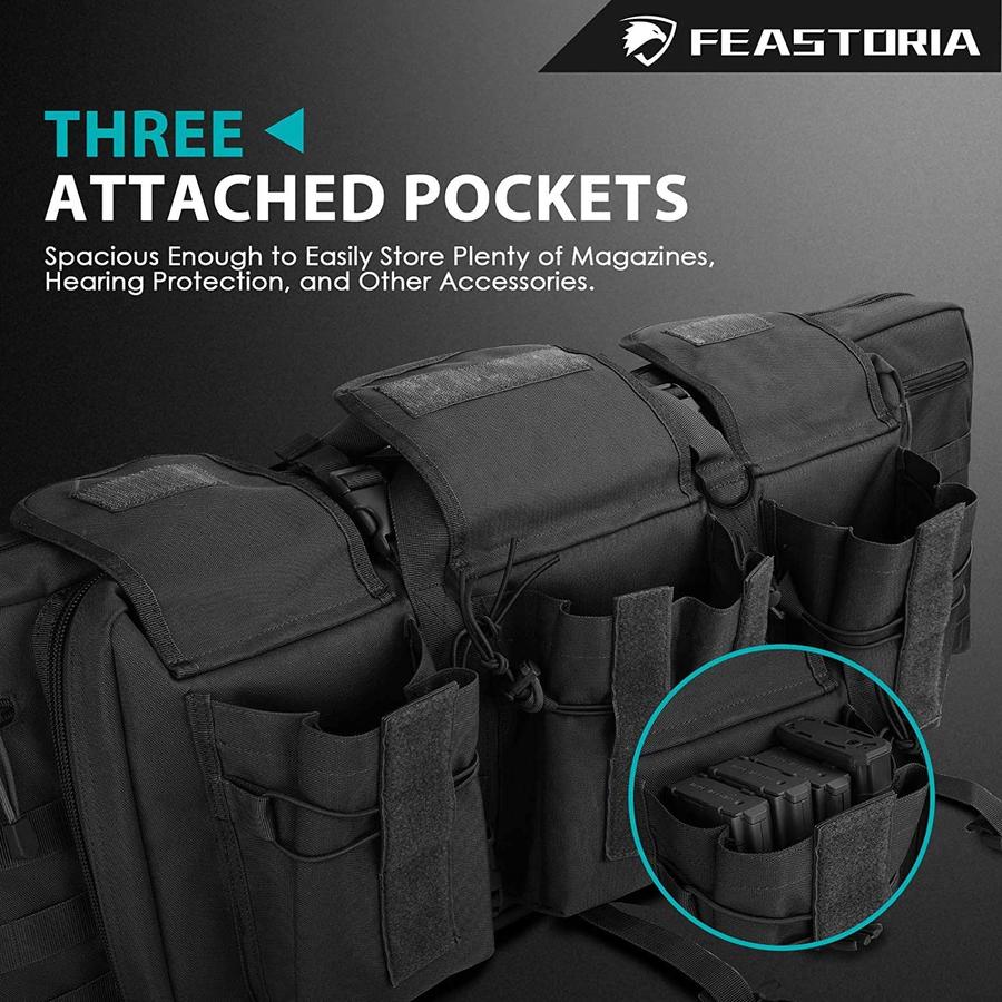 Feastoria Double Long Soft Rifle Case