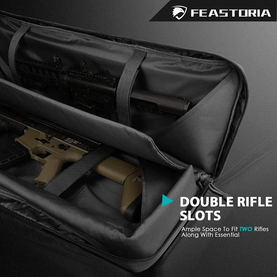 Feastoria Double Long Soft Rifle Case