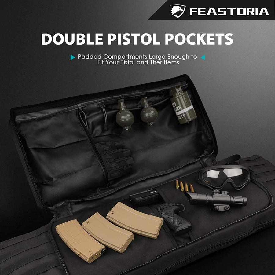 Feastoria Double Long Soft Rifle Case