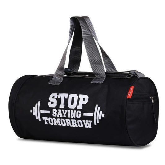 Risen Style Unisex Duffle Bag Gym Bag BLACK