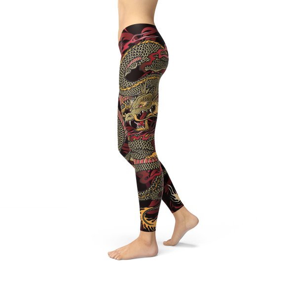 Womens Dragon Leggings