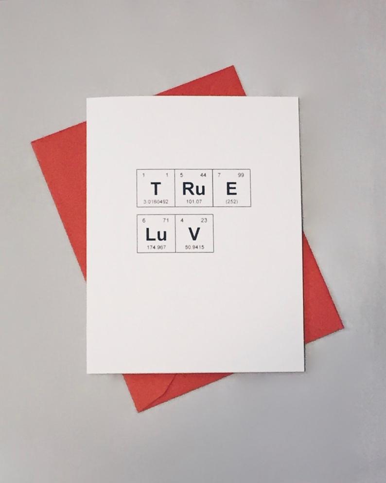 True Love Sentimental Elements Card