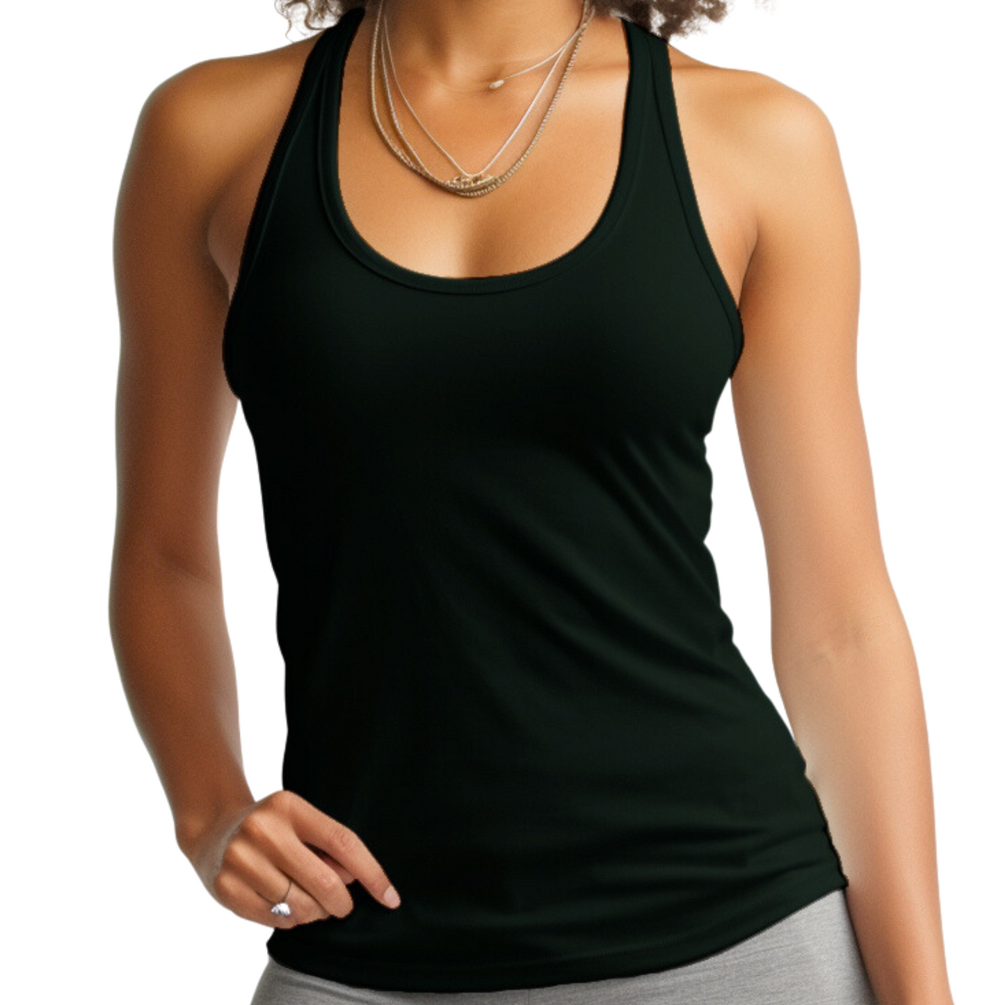 Womens Fitness Tank Top Graphic T-shirt,