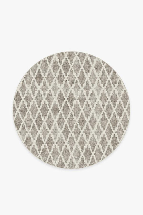 Soraya Trellis Ash Grey Rug