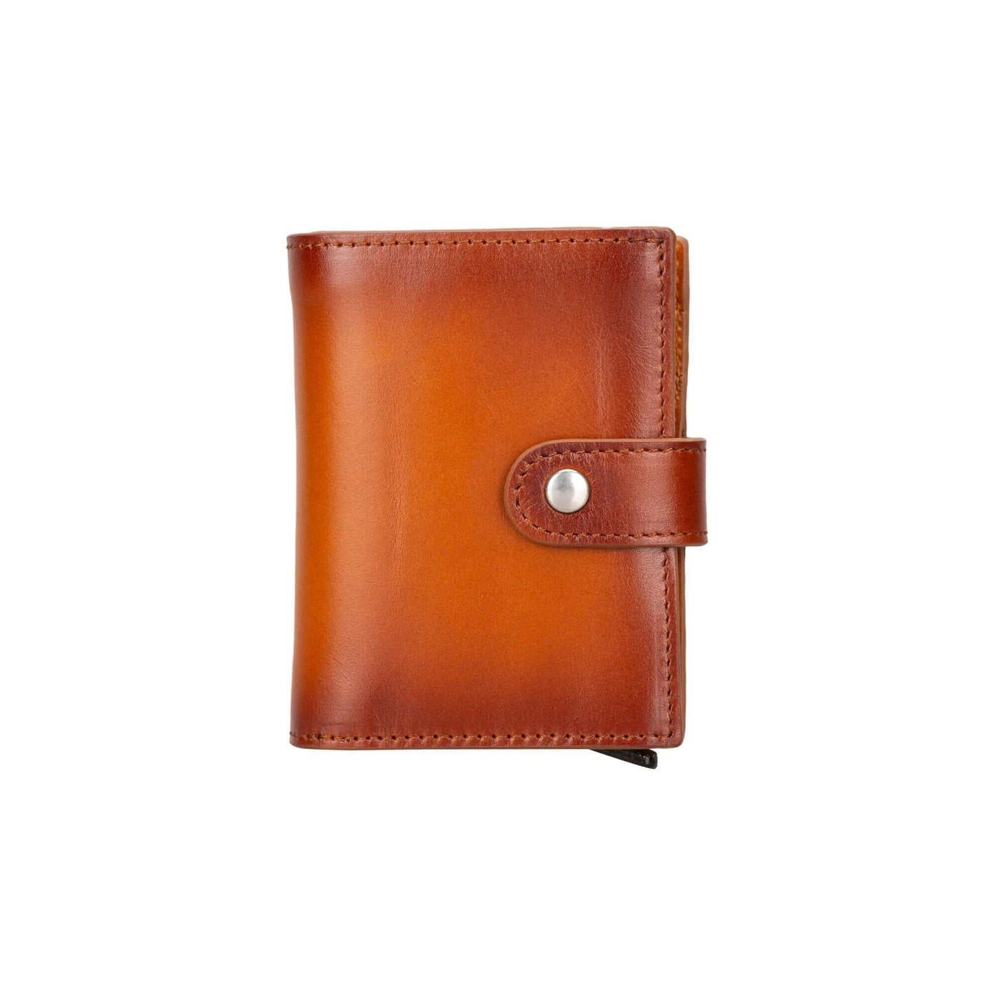 Douglas Leather Pop-Up Cardholder with Compatible Apple AirTag