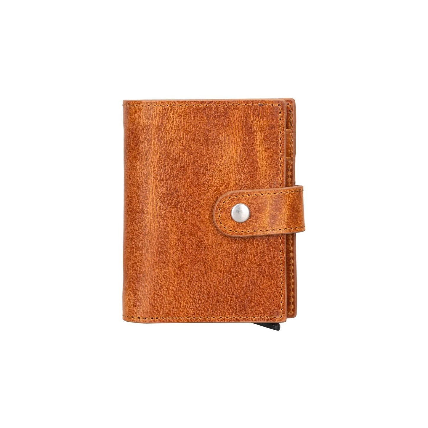 Douglas Leather Pop-Up Cardholder with Compatible Apple AirTag