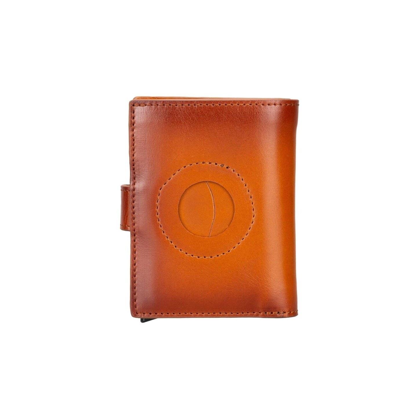 Douglas Leather Pop-Up Cardholder with Compatible Apple AirTag