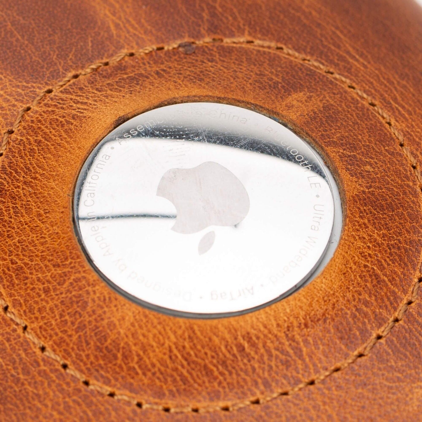 Douglas Leather Pop-Up Cardholder with Compatible Apple AirTag