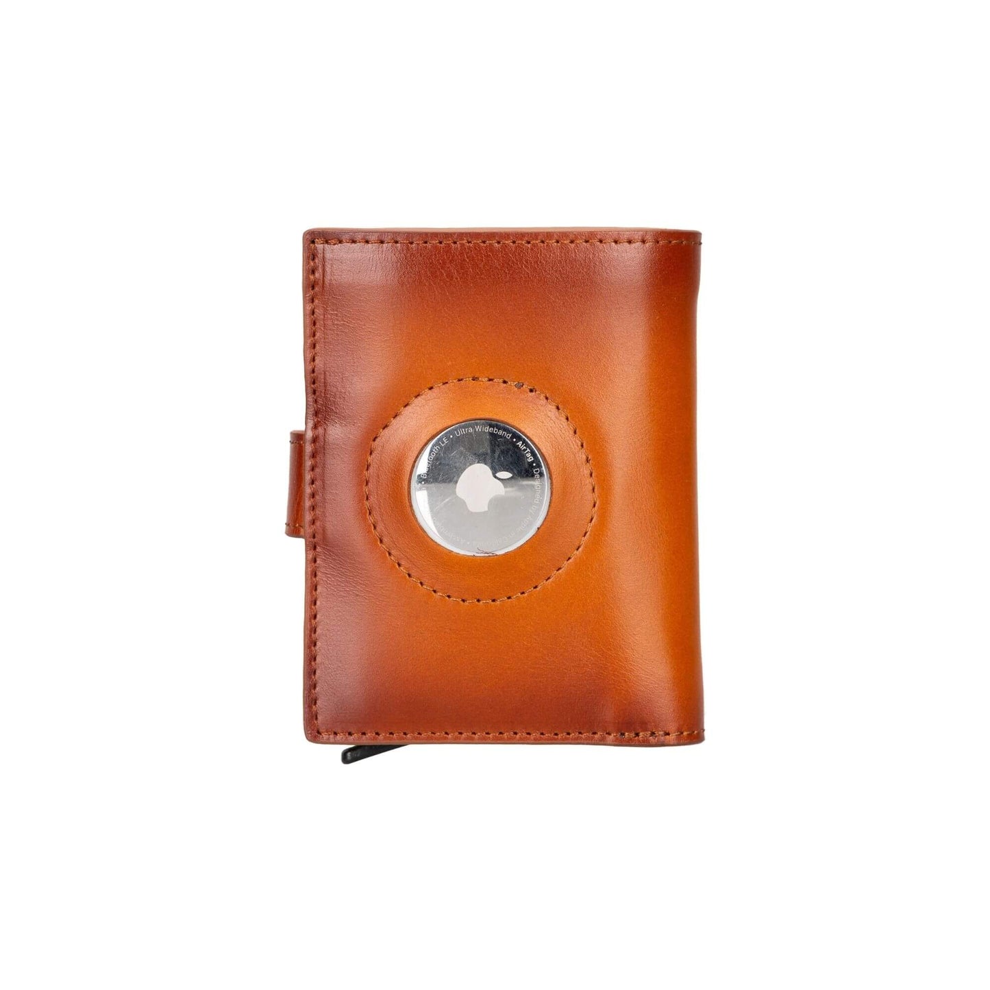 Douglas Leather Pop-Up Cardholder with Compatible Apple AirTag