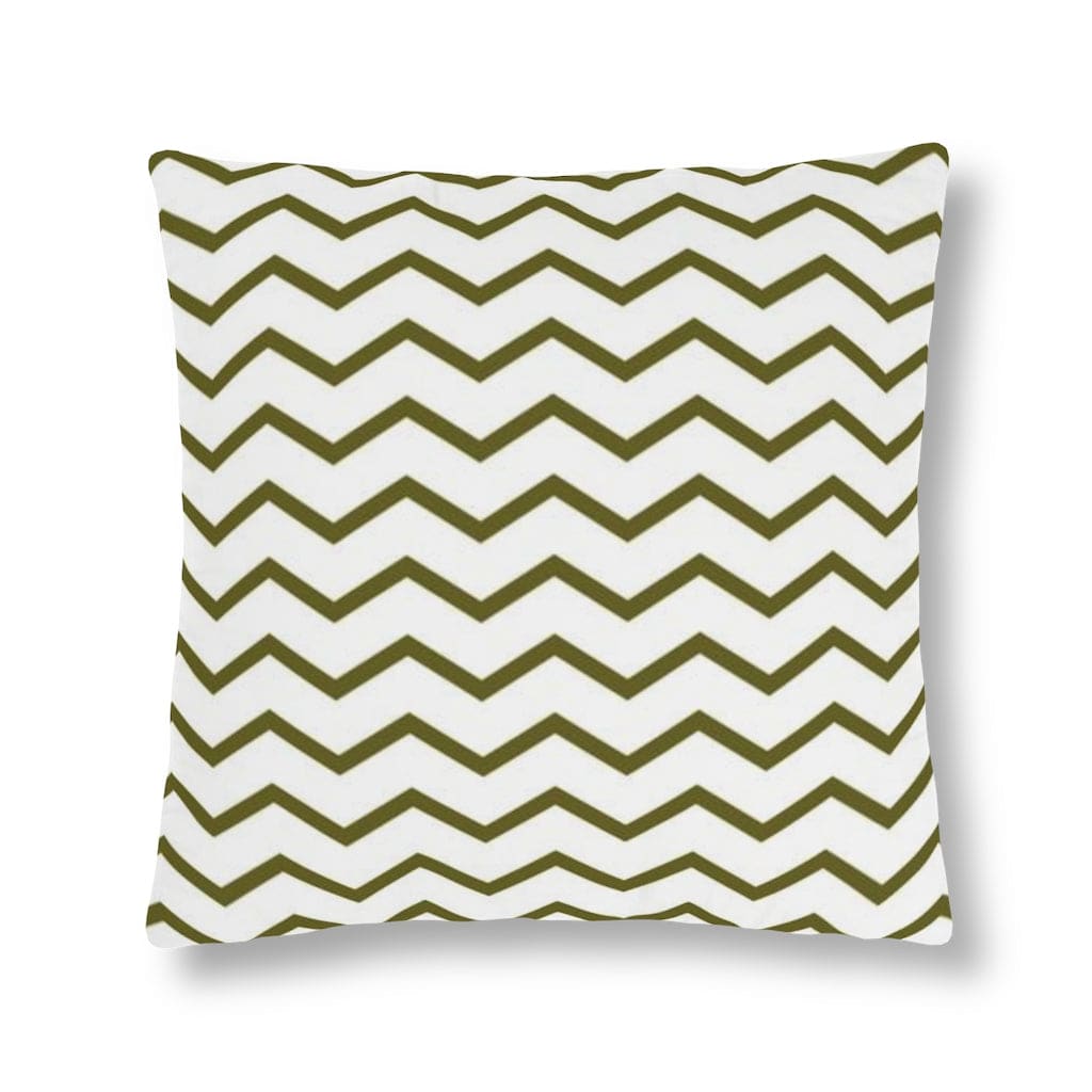 Indoor Or Outdoor Throw Pillow, Chevron Print