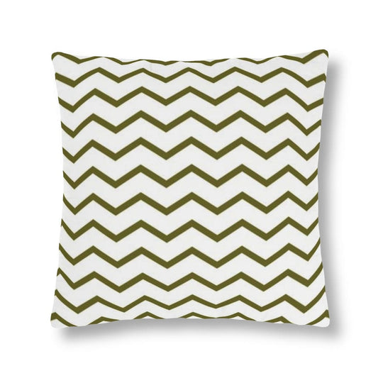 Indoor Or Outdoor Throw Pillow, Chevron Print