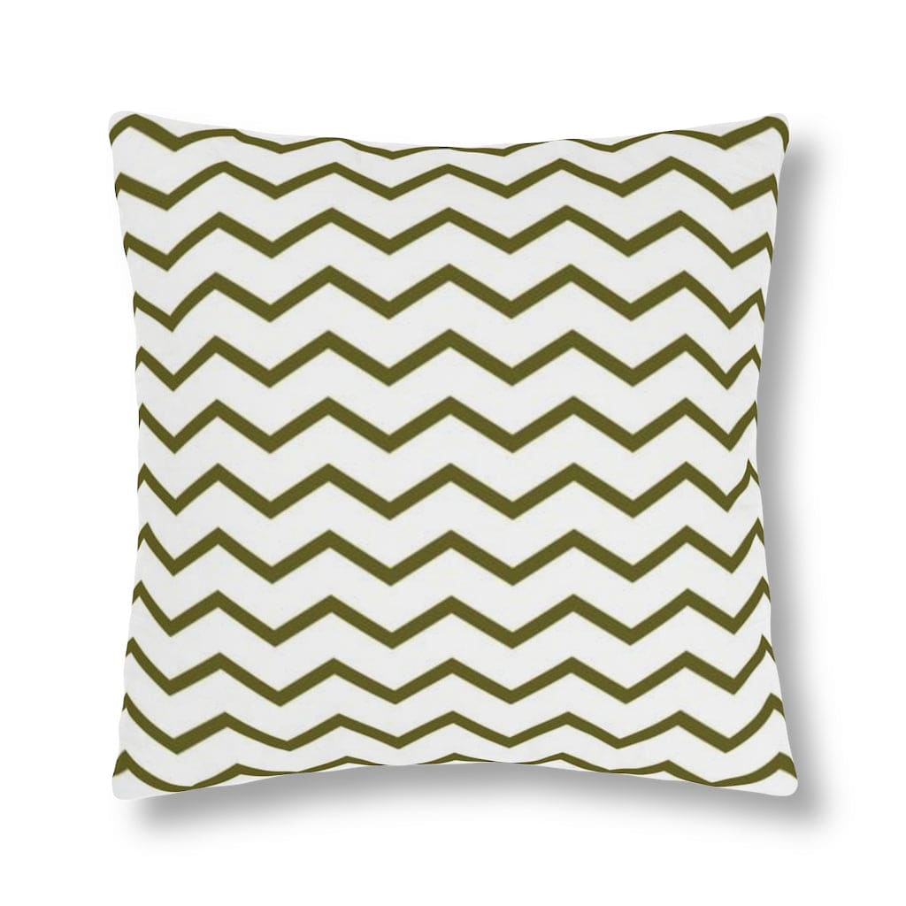 Indoor Or Outdoor Throw Pillow, Chevron Print