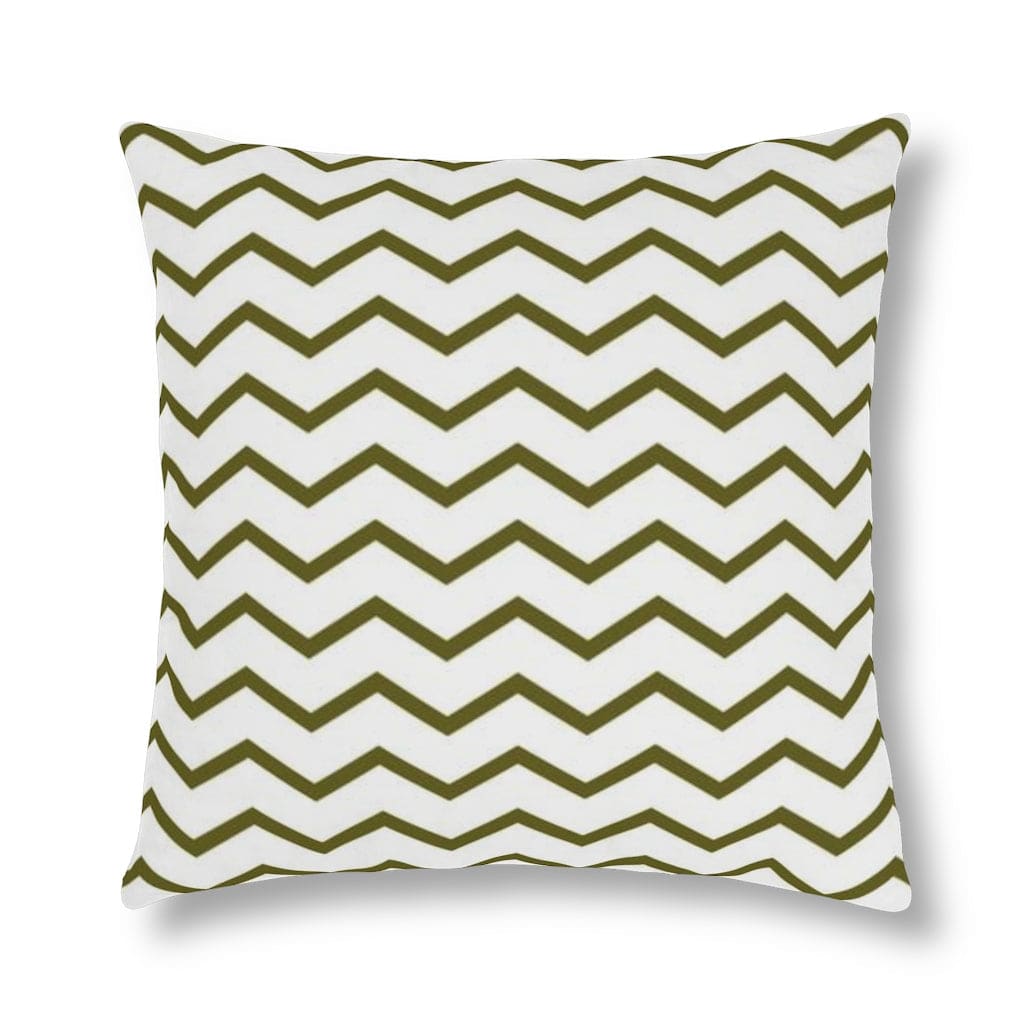 Indoor Or Outdoor Throw Pillow, Chevron Print