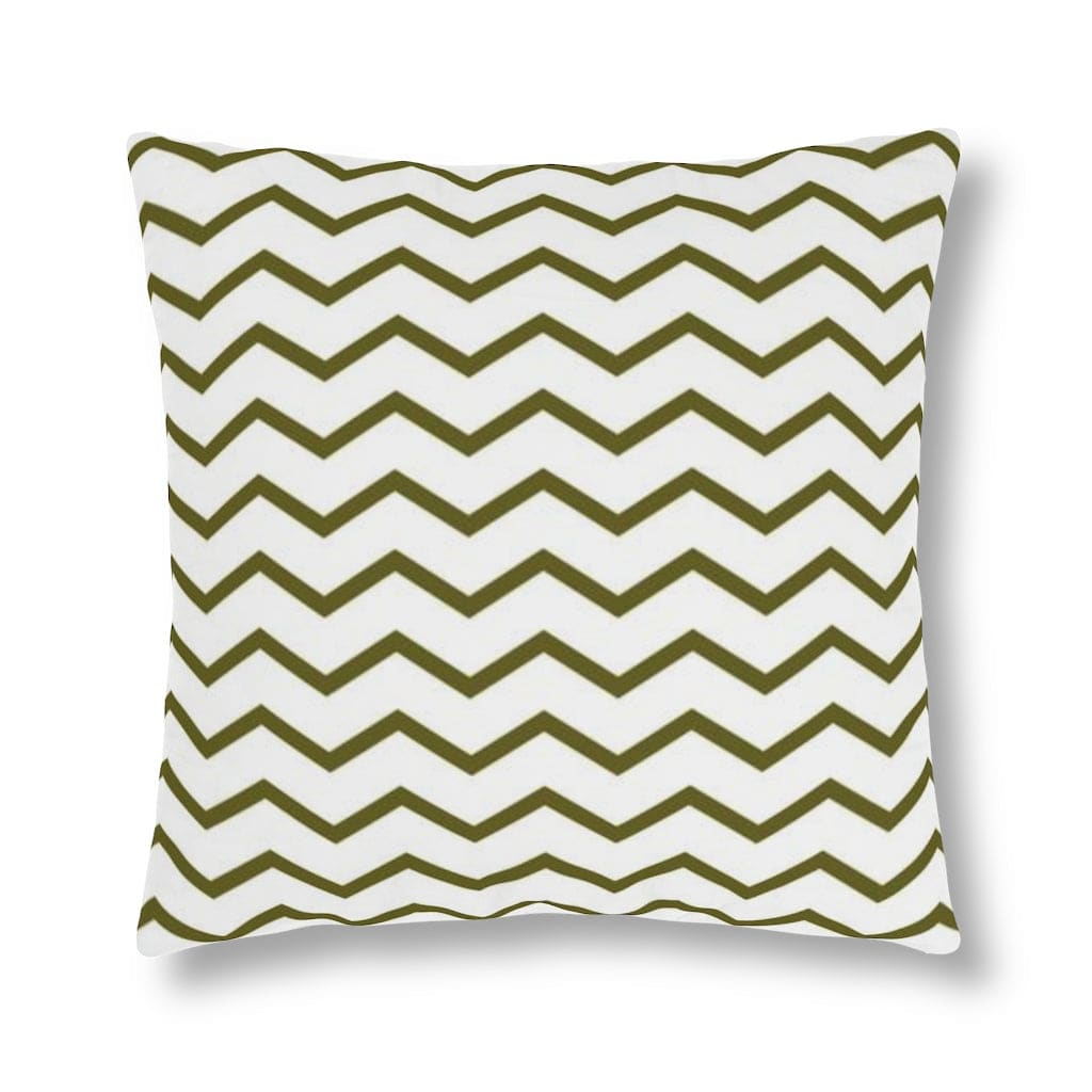 Indoor Or Outdoor Throw Pillow, Chevron Print