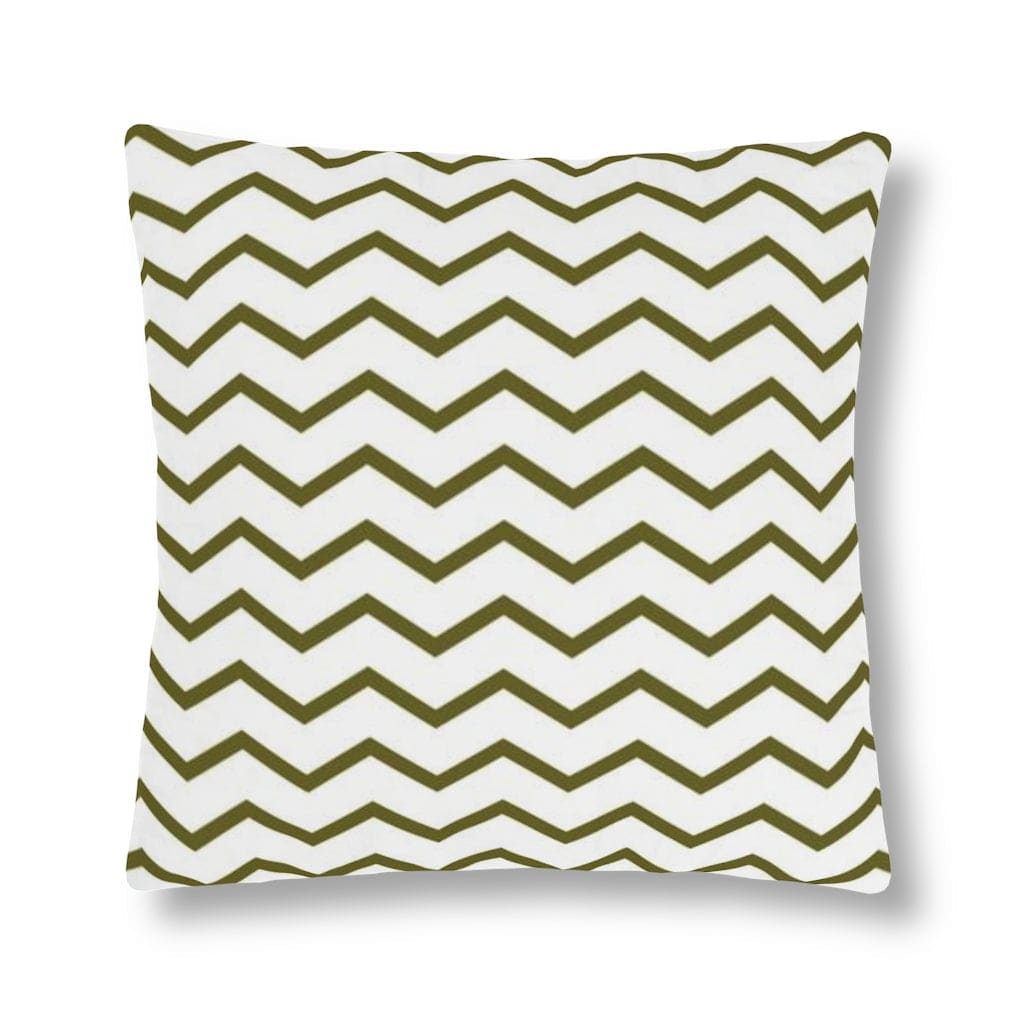 Indoor Or Outdoor Throw Pillow, Chevron Print