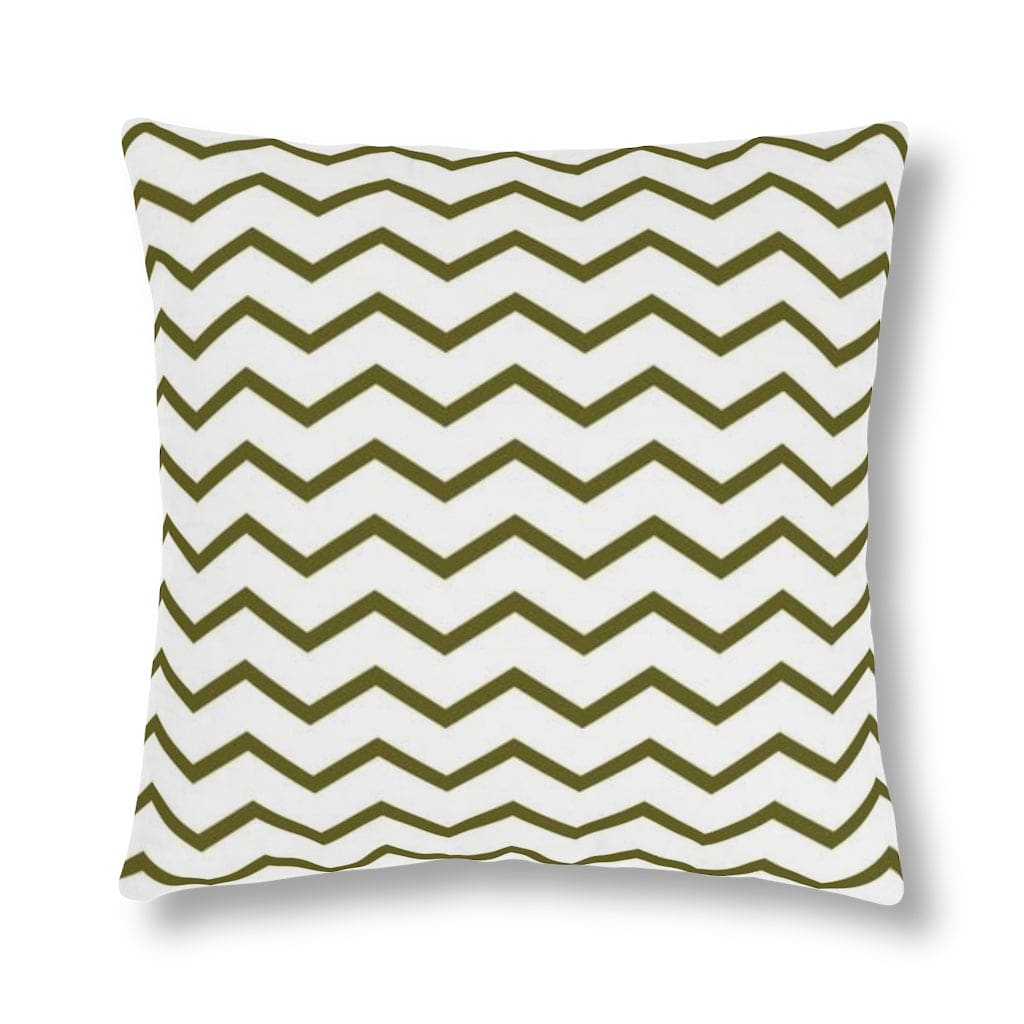 Indoor Or Outdoor Throw Pillow, Chevron Print