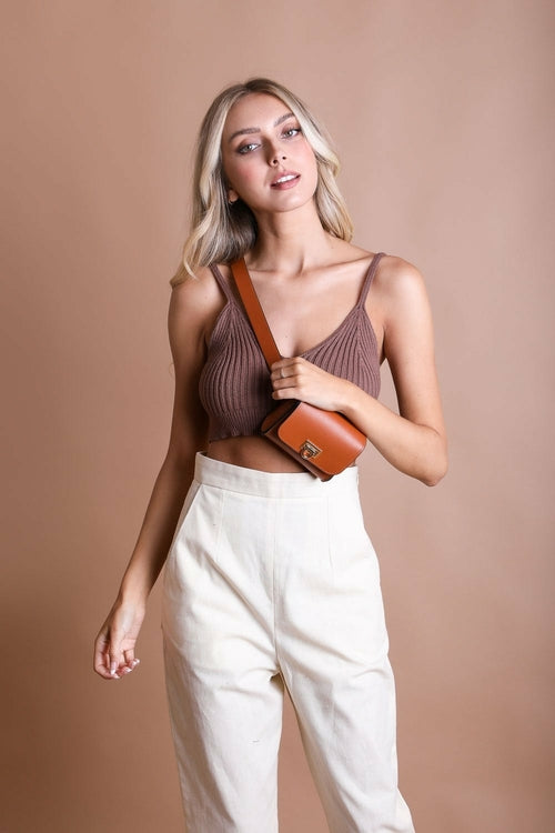 Versatile Vegan Leather Belt Bag