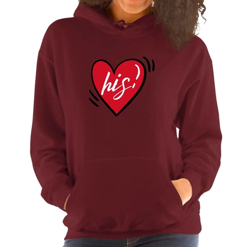 Womens Hoodie, Say it Soul His Heart, Couples