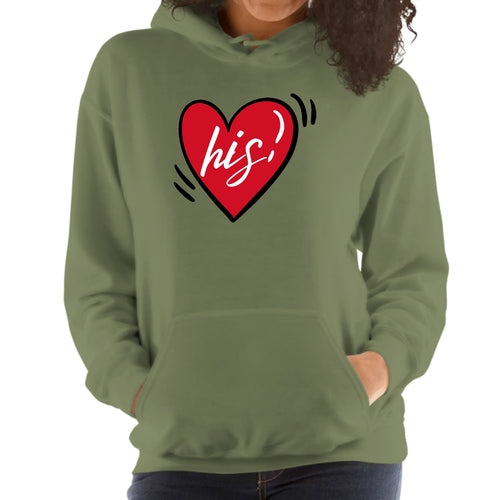 Womens Hoodie, Say it Soul His Heart, Couples